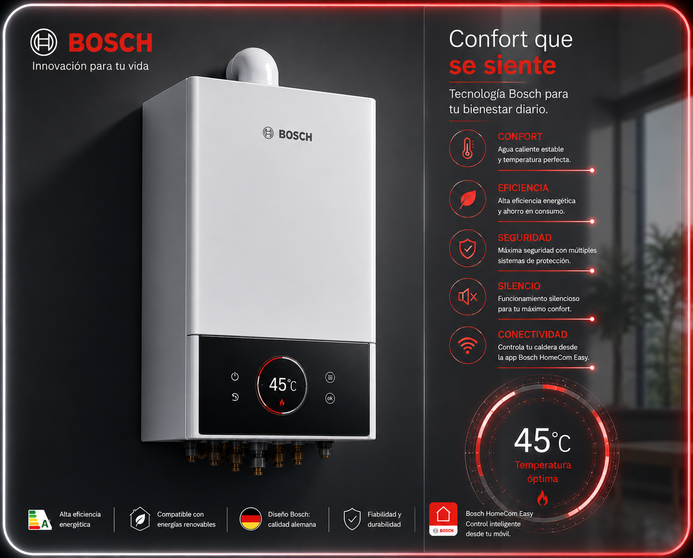 Bosch calderas en madrid