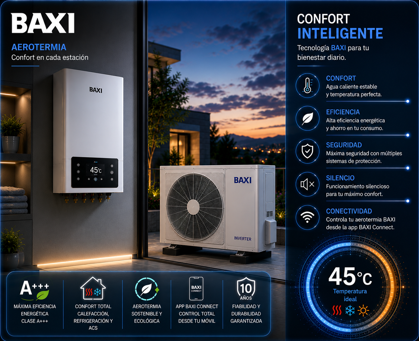 Baxi aerotermia en madrid