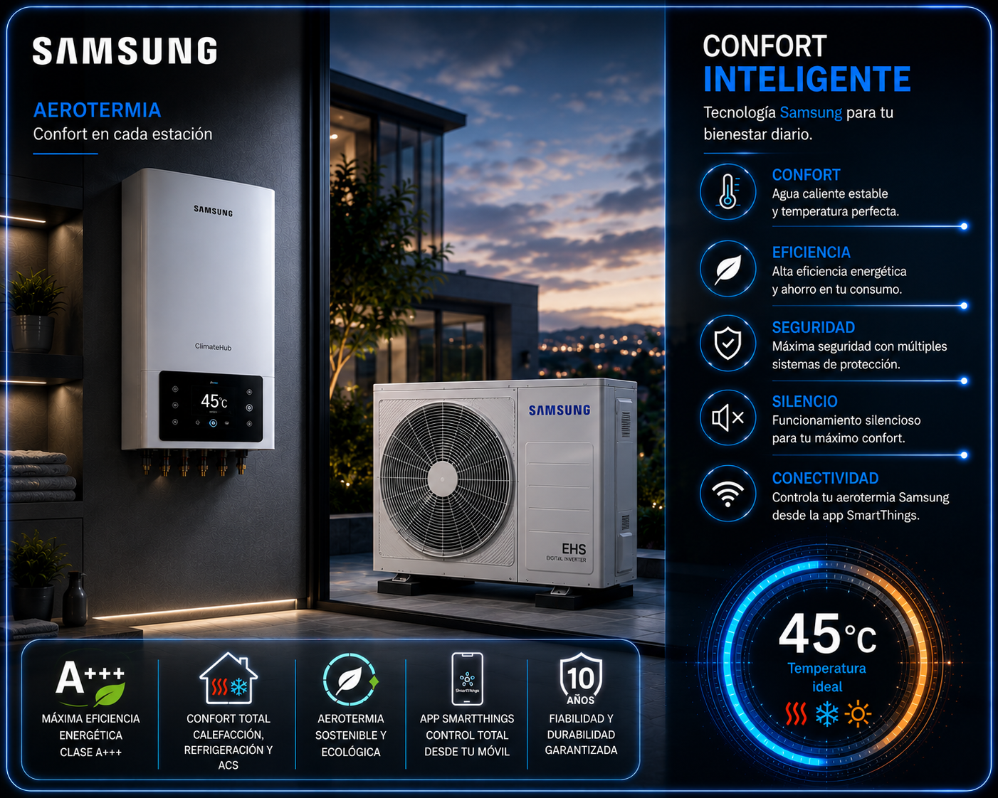 Samsung aerotermia en madrid