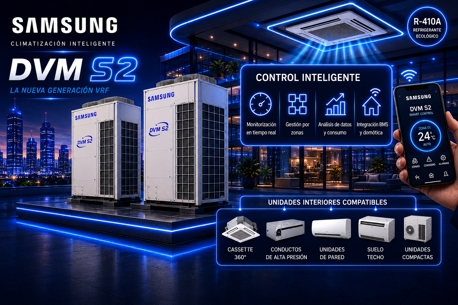 Samsung aire vrv en madrid