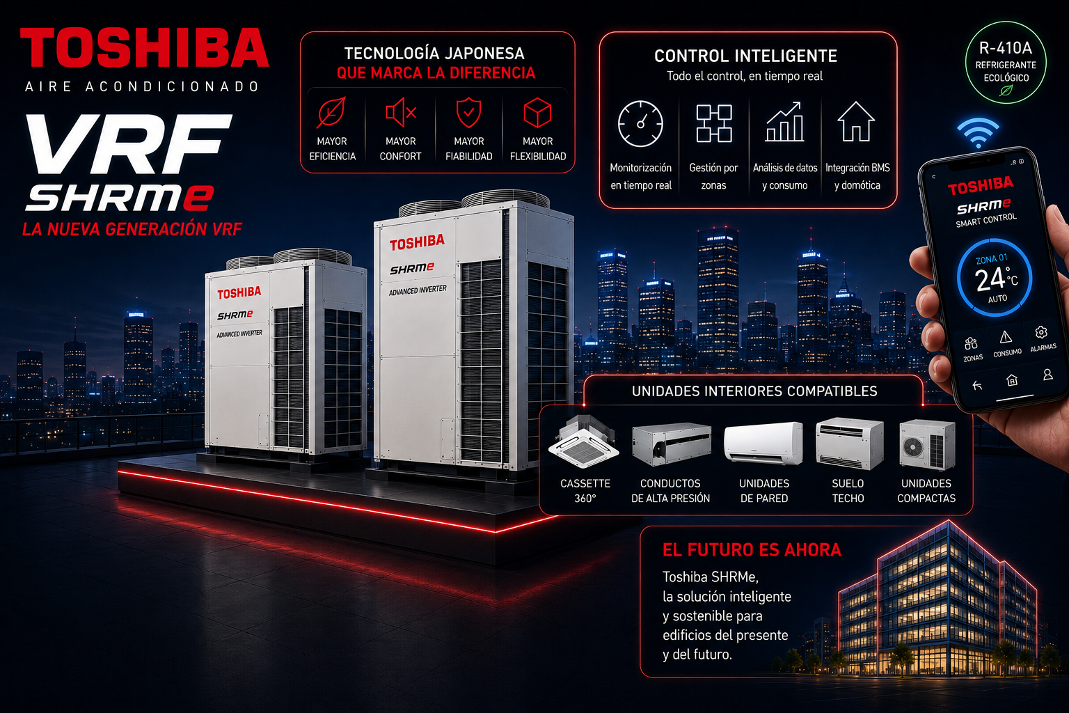Toshiba aire vrv en madrid