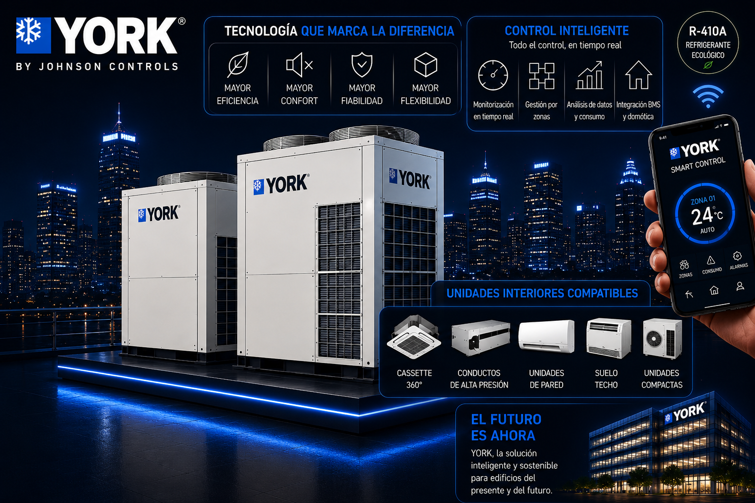 York aire vrv en madrid